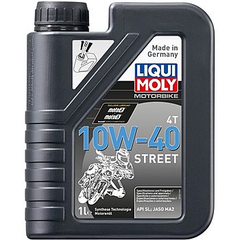 Масло моторное Liqui Moly Motorbike 4T Street 10/40 API SN Plus (1 л.)