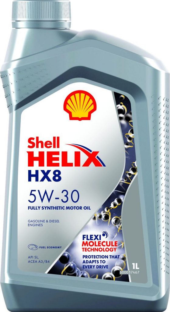 Масло моторное Shell Helix HX8 Synthetic 5/30 API SL/CF (1 л.)