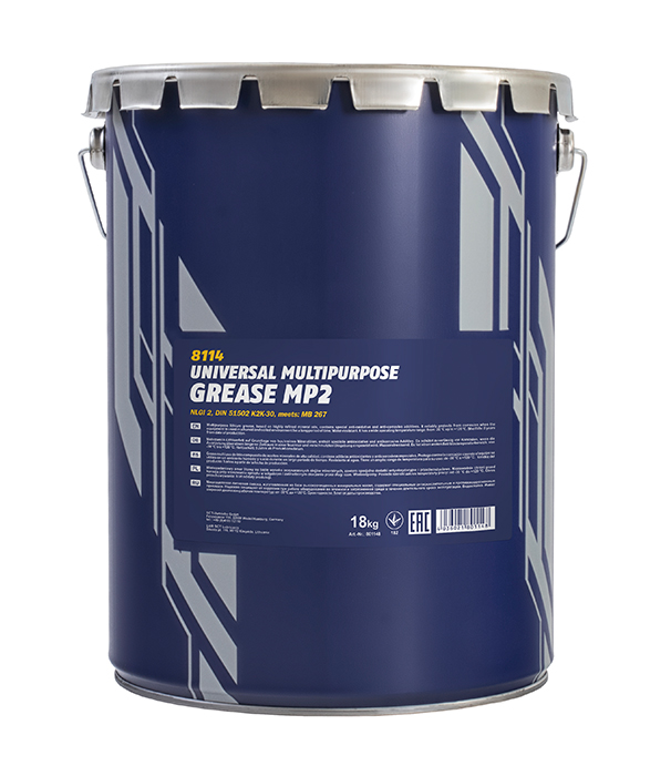 Смазка многоцелевая литиевая MANNOL MP-2 Multipurpose Grease (18 кг.)