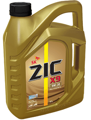 Масло моторное ZIC X9 5/30 API SL/CF (4 л.)