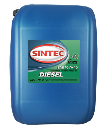 Масло моторное Sintoil/Sintec Diesel 10/40 API CF-4/CF/SJ (180 кг, 216,5 л.)