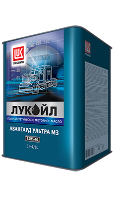 Масло моторное Лукойл АВАНГАРД УЛЬТРА М3 15/40 API CI-4 (17,6 кг, 20 л.)