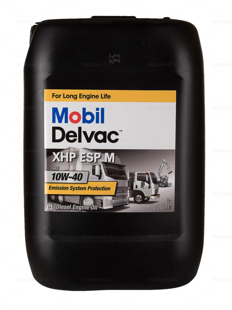 Моторное масло Mobil Delvac XHP ESP M 10W-40