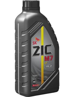 Масло моторное ZIC M7 4T 10/40 API SL (1 л.)